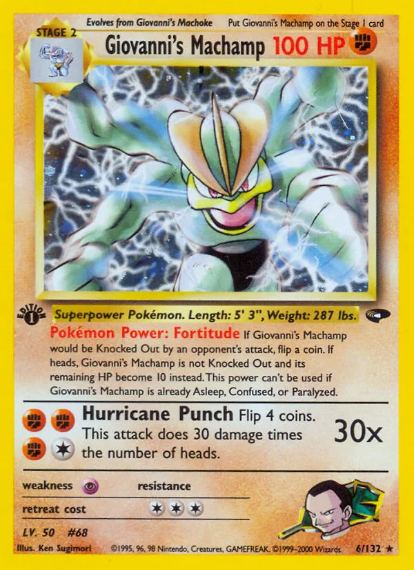 Giovanni's Machamp · Gym Challenge 6/132
