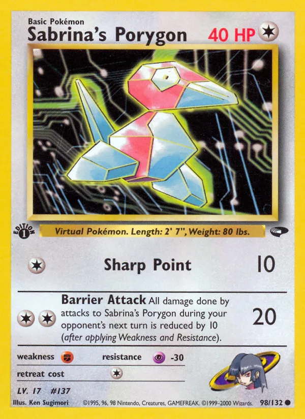 Sabrina's Porygon · Gym Challenge 98/132