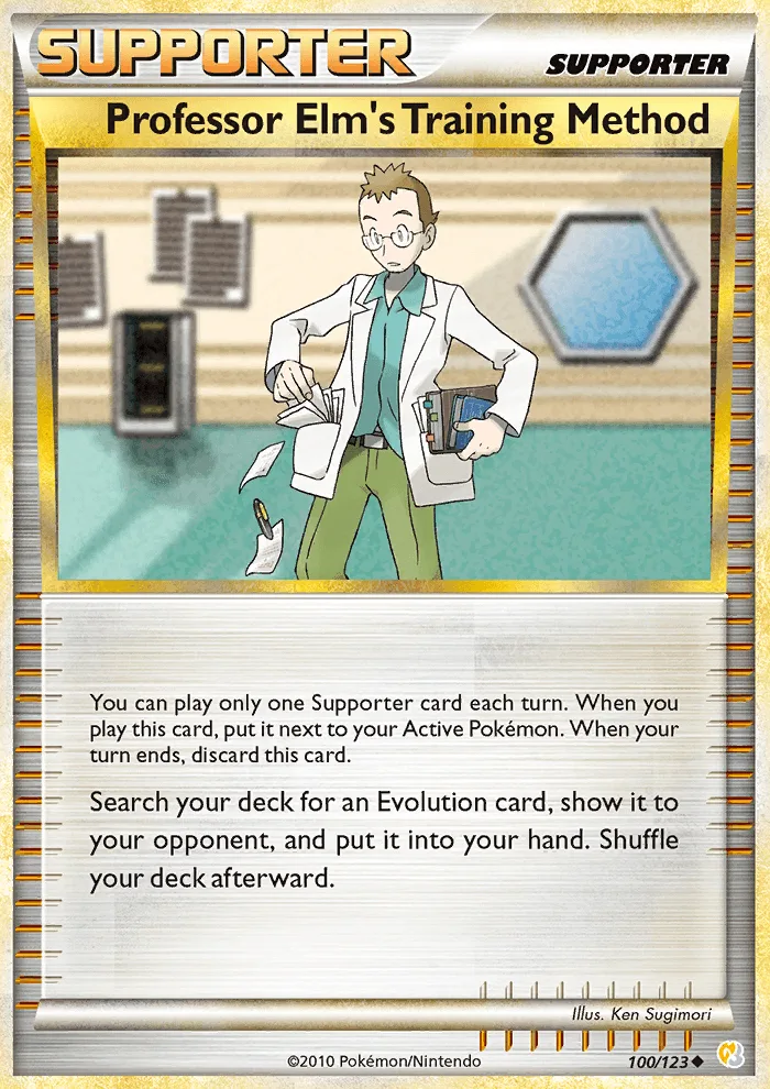 Professor Elm's Training Method · HeartGold SoulSilver 100/123