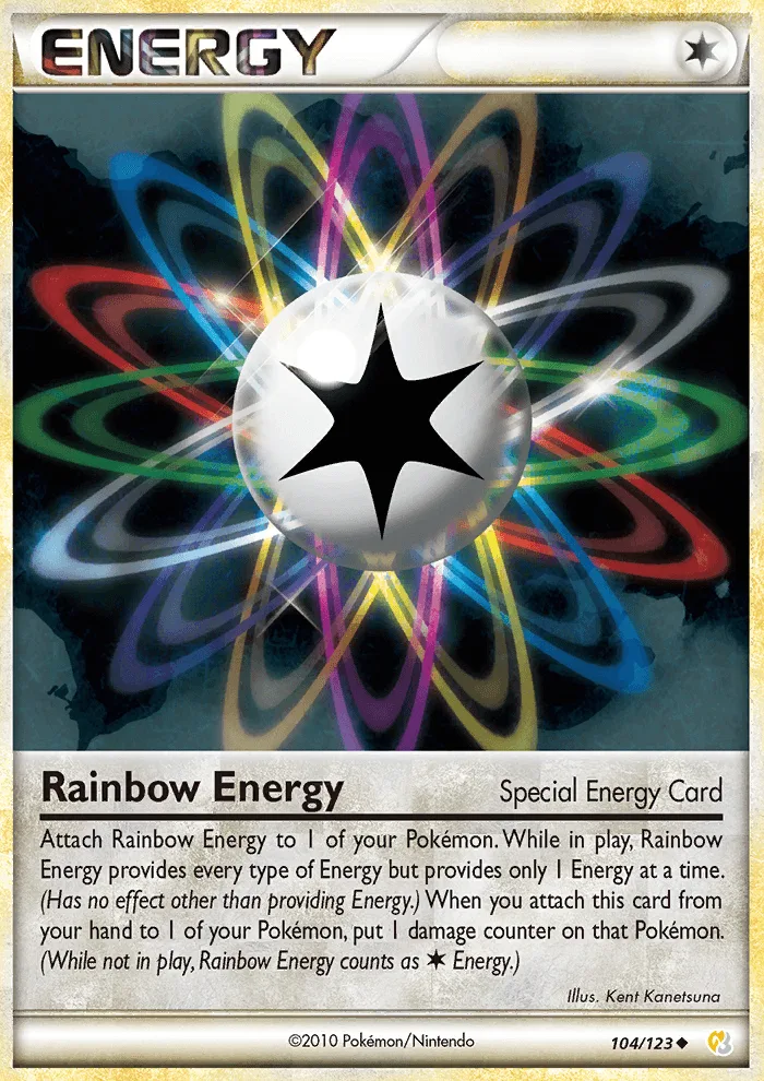Rainbow Energy · HeartGold SoulSilver 104/123