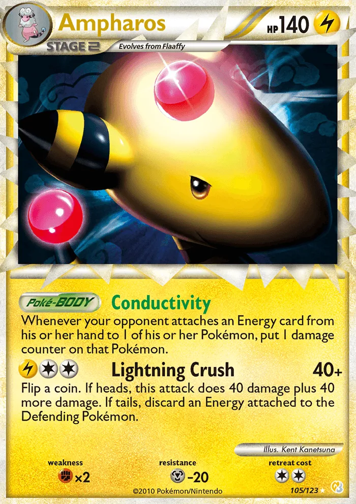Ampharos · HeartGold SoulSilver 105/123