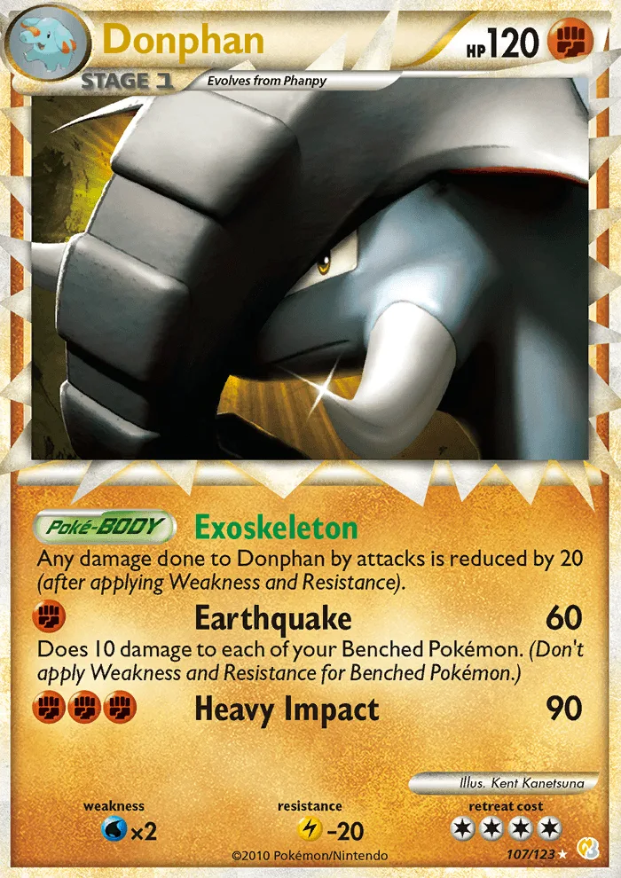 Donphan · HeartGold SoulSilver 107/123