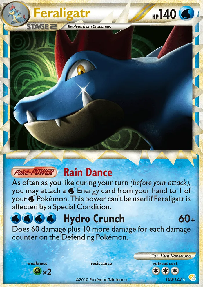 Feraligatr · HeartGold SoulSilver 108/123