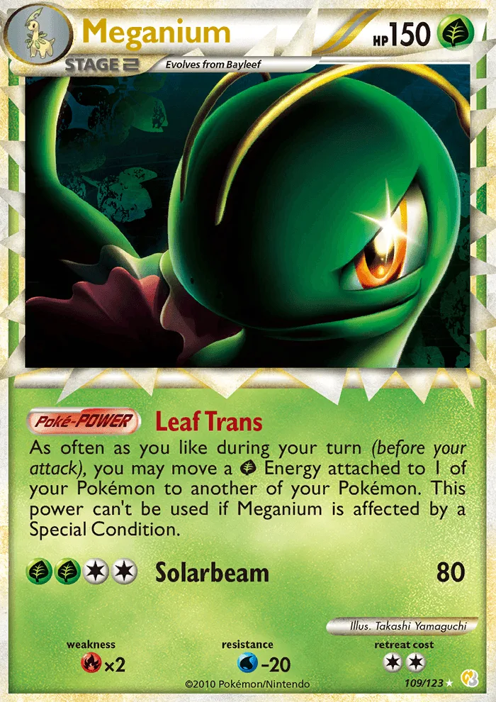 Meganium · HeartGold SoulSilver 109/123
