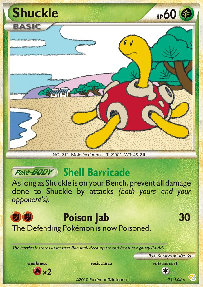 Shuckle · HeartGold SoulSilver 11/123