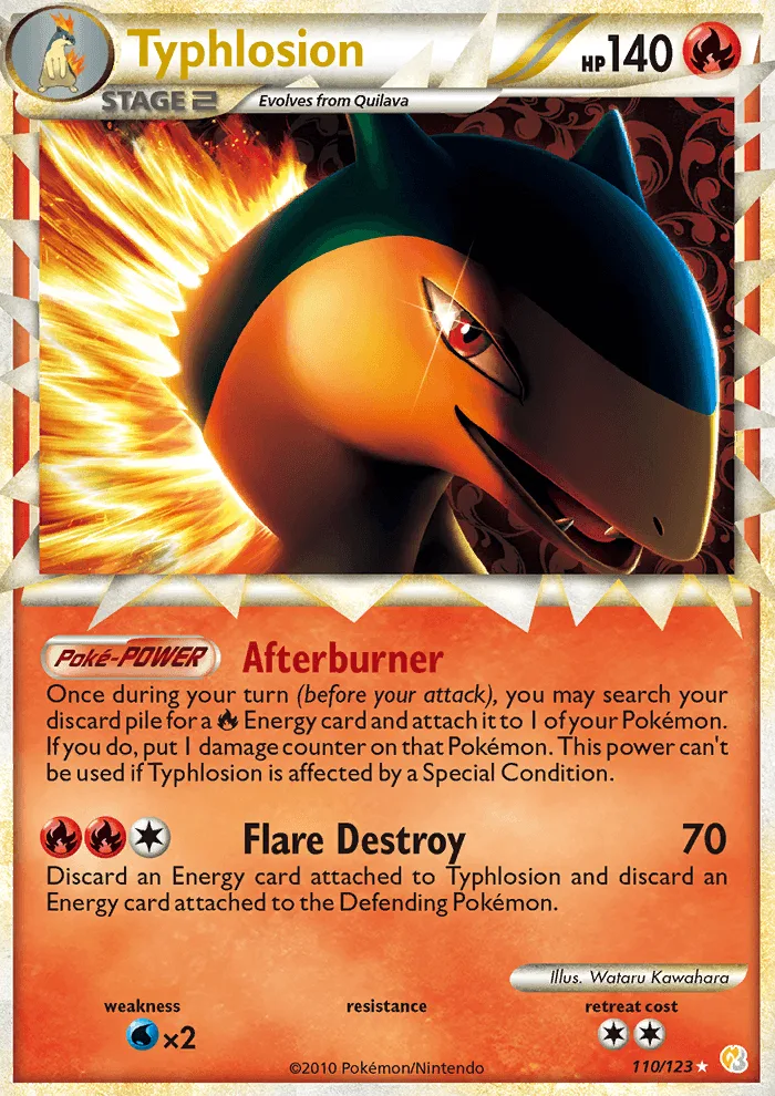 Typhlosion · HeartGold SoulSilver 110/123