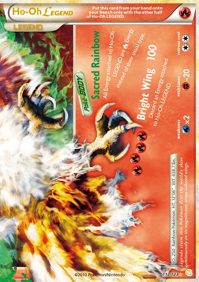 Ho-Oh LEGEND · HeartGold SoulSilver 112/123