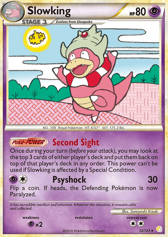 Slowking · HeartGold SoulSilver 12/123
