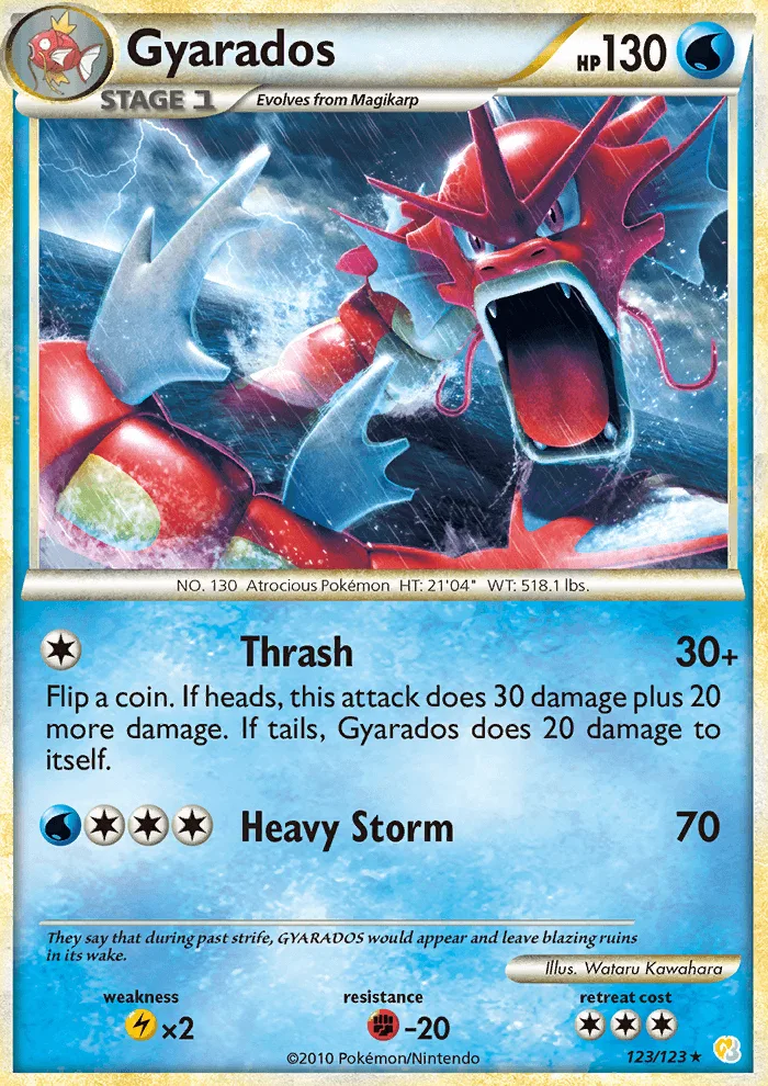 Gyarados · HeartGold SoulSilver 123/123