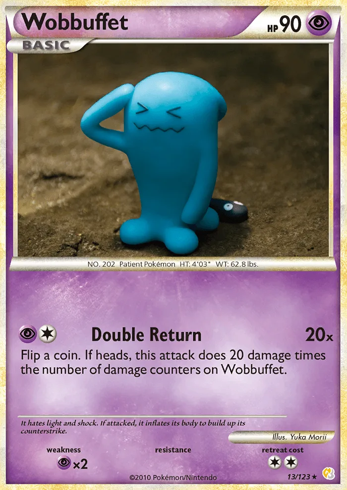 Wobbuffet · HeartGold SoulSilver 13/123