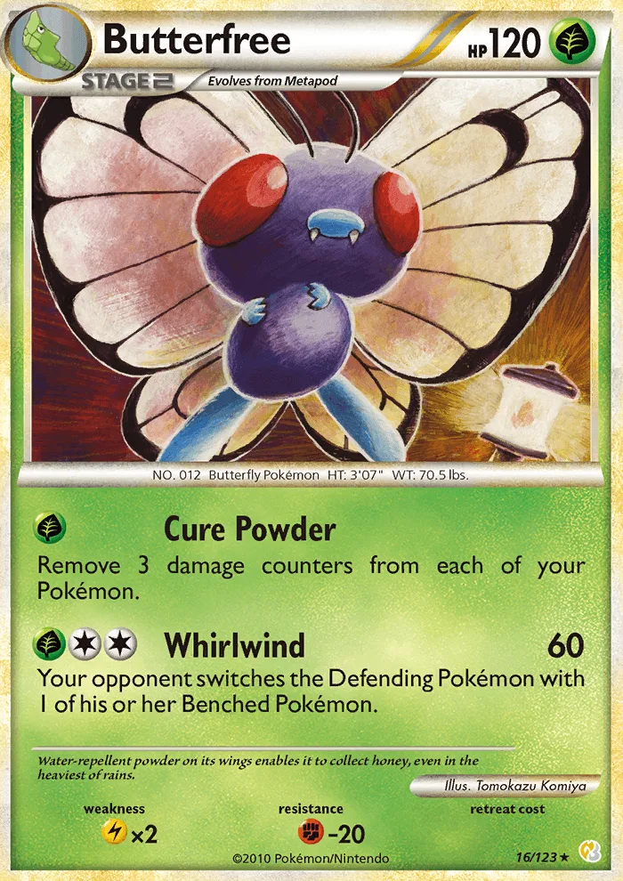 Butterfree · HeartGold SoulSilver 16/123