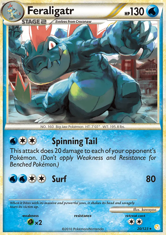 Feraligatr · HeartGold SoulSilver 20/123