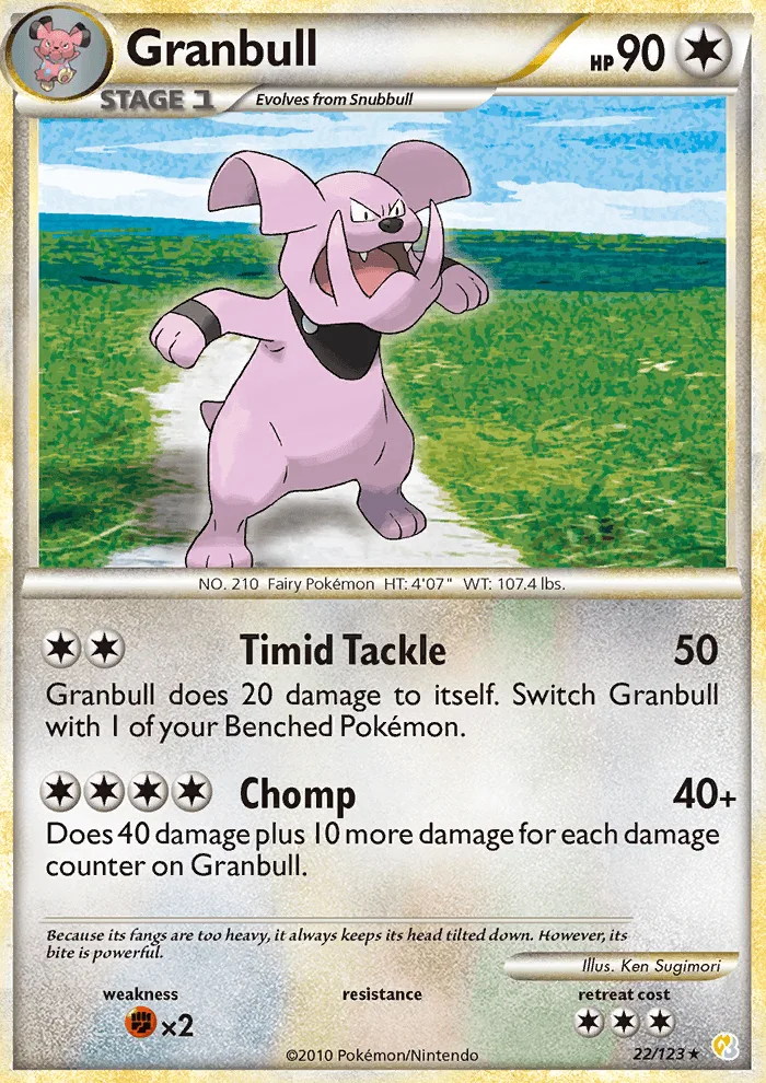 Granbull · HeartGold SoulSilver 22/123