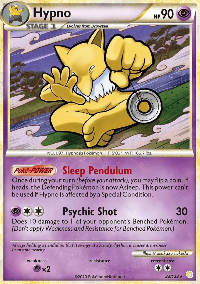 Hypno · HeartGold SoulSilver 23/123