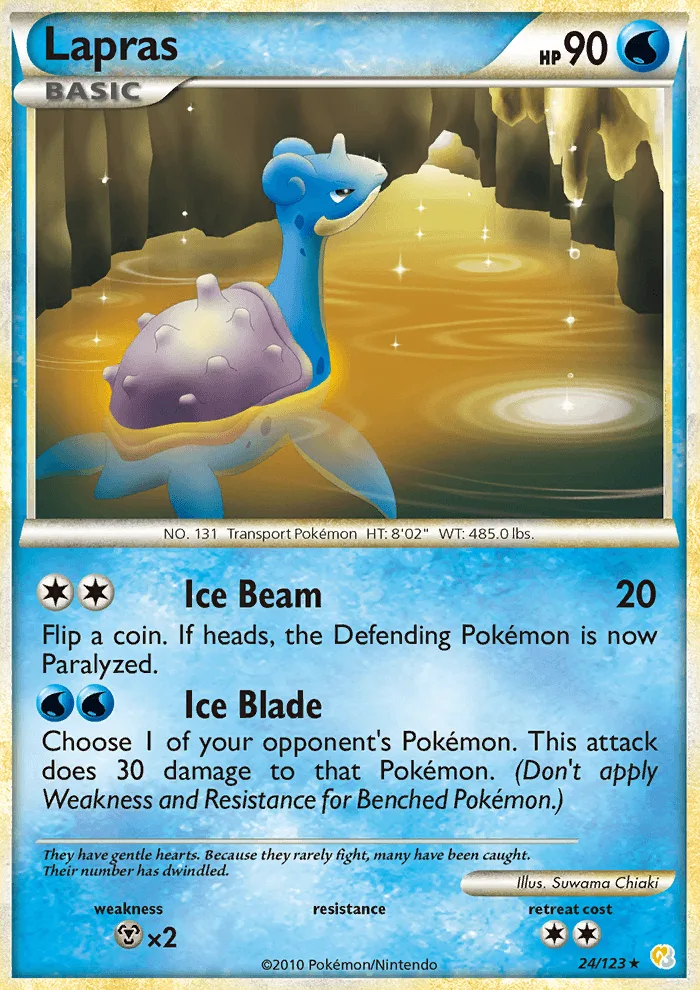 Lapras · HeartGold SoulSilver 24/123
