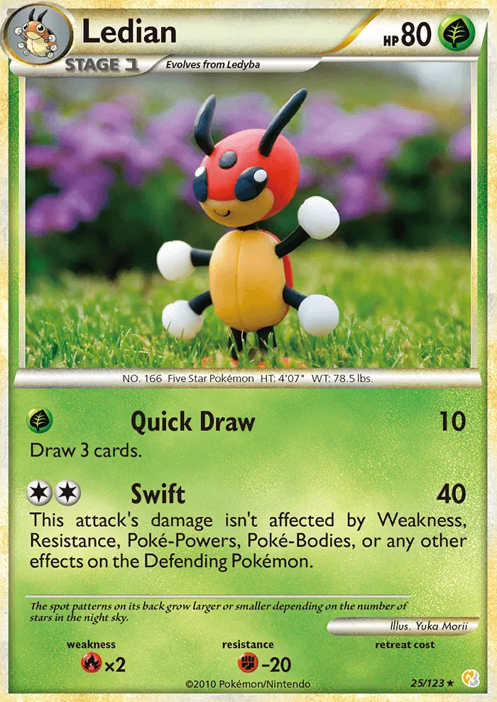 Ledian · HeartGold SoulSilver 25/123