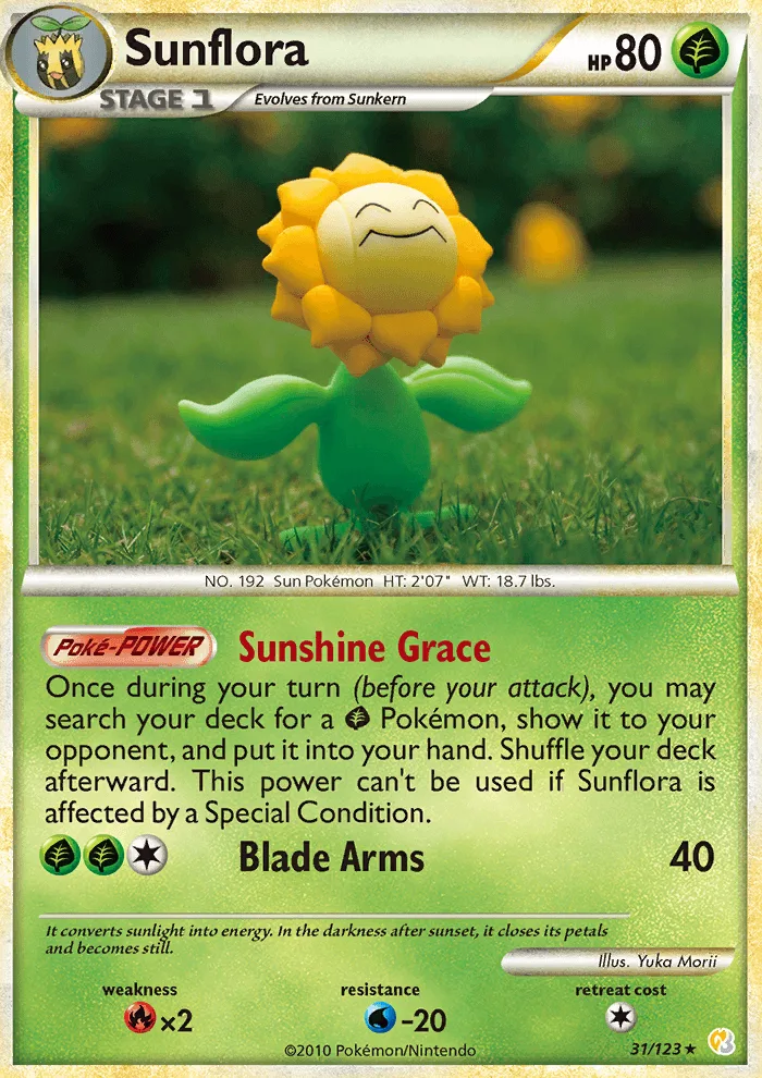 Sunflora · HeartGold SoulSilver 31/123