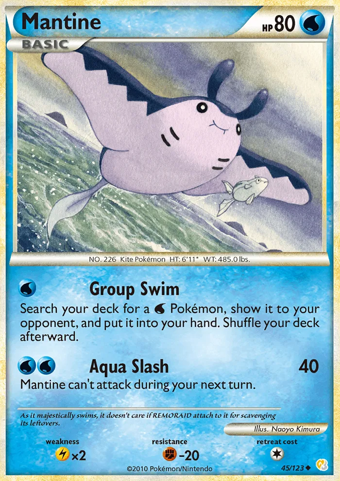 Mantine · HeartGold SoulSilver 45/123