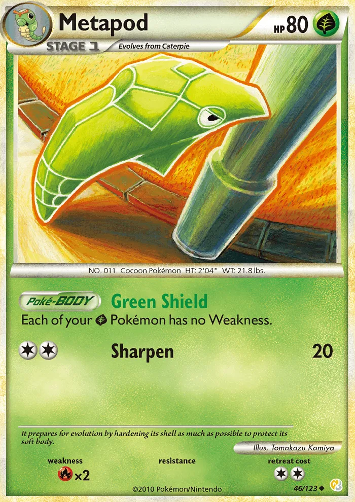 Metapod · HeartGold SoulSilver 46/123