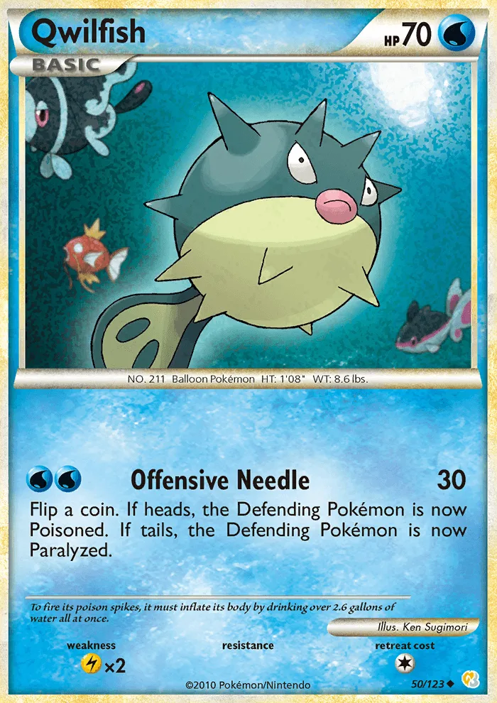 Qwilfish · HeartGold SoulSilver 50/123
