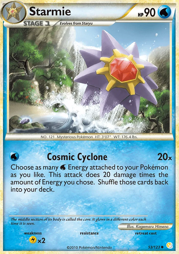 Starmie · HeartGold SoulSilver 53/123