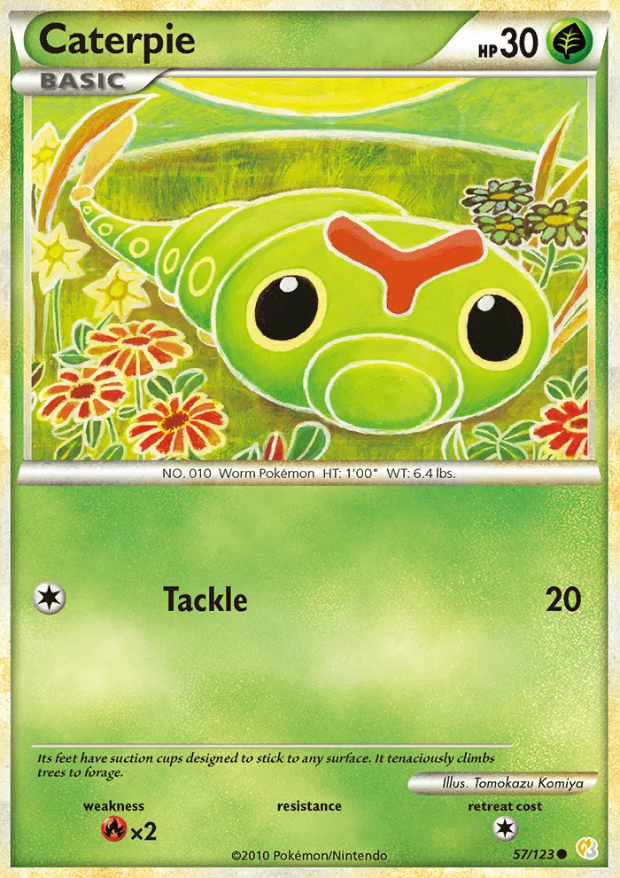 Caterpie · HeartGold SoulSilver 57/123