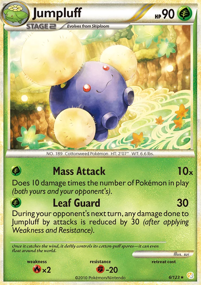 Jumpluff · HeartGold SoulSilver 6/123