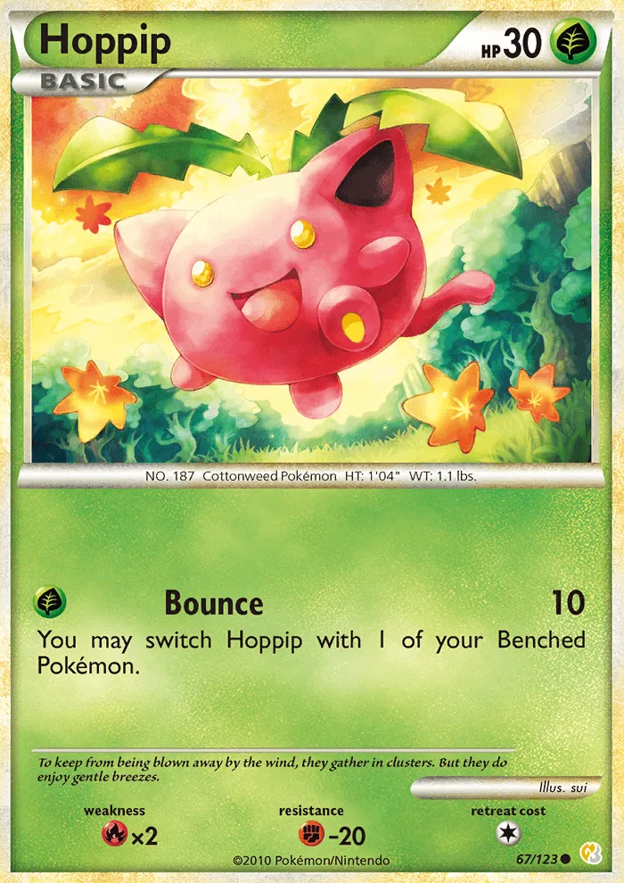 Hoppip · HeartGold SoulSilver 67/123