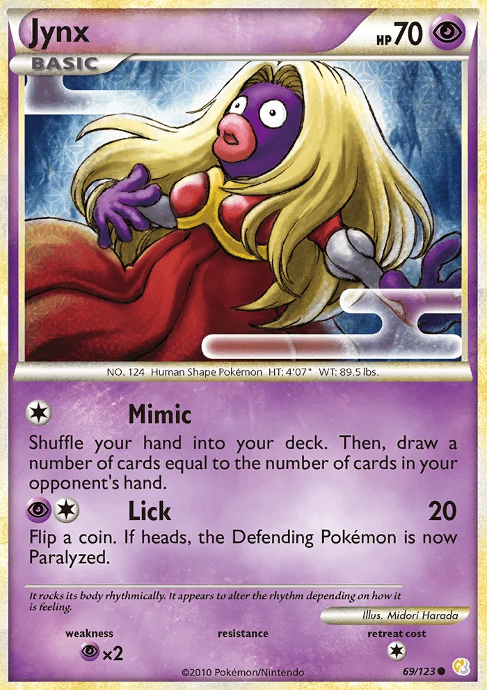 Jynx · HeartGold SoulSilver 69/123