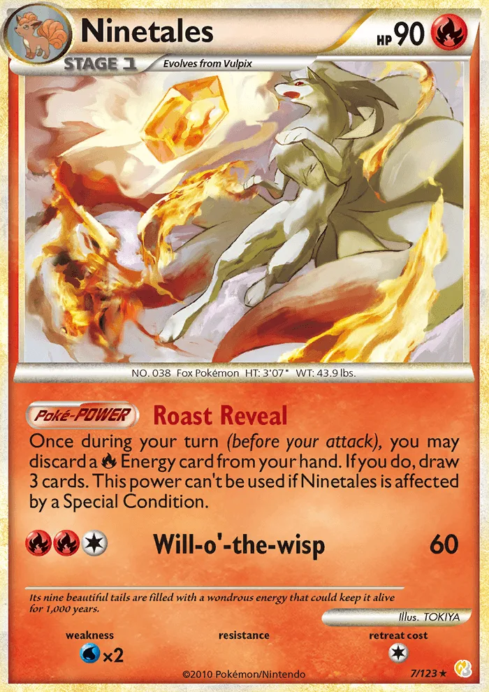Ninetales · HeartGold SoulSilver 7/123