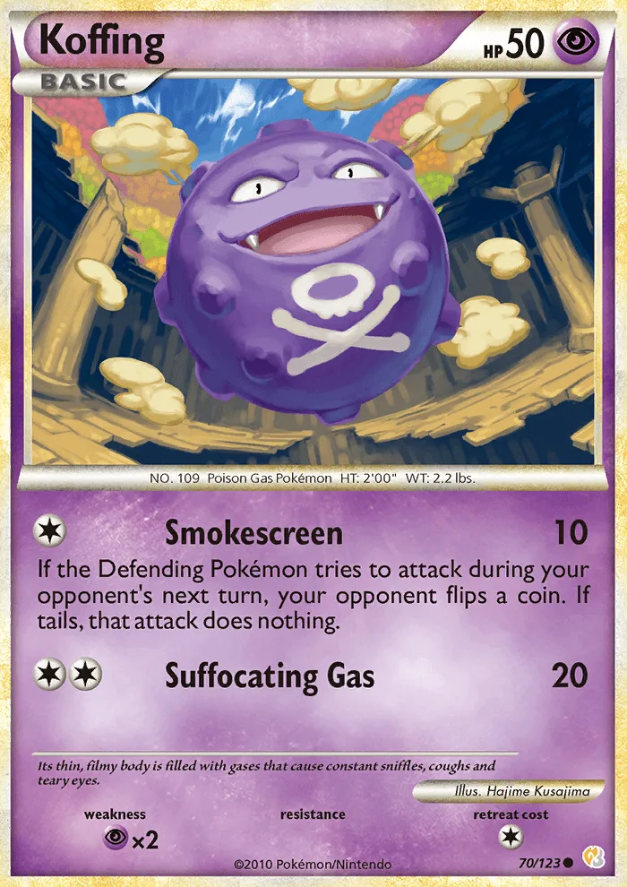 Koffing · HeartGold SoulSilver 70/123