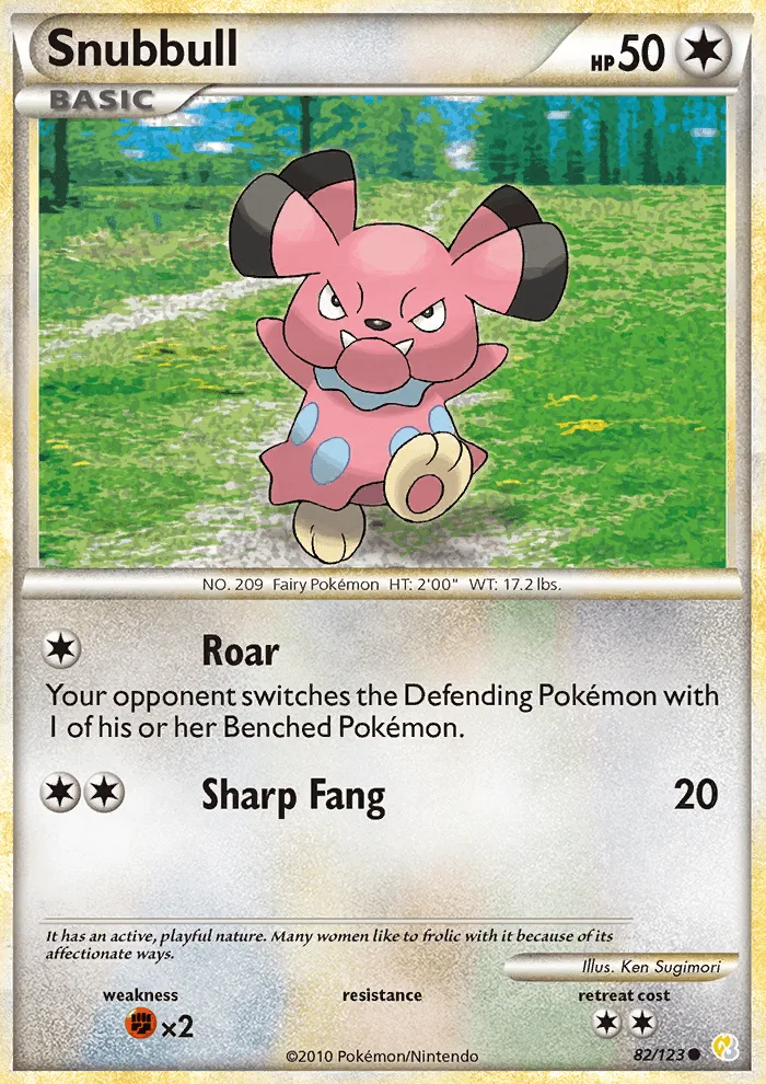 Snubbull · HeartGold SoulSilver 82/123
