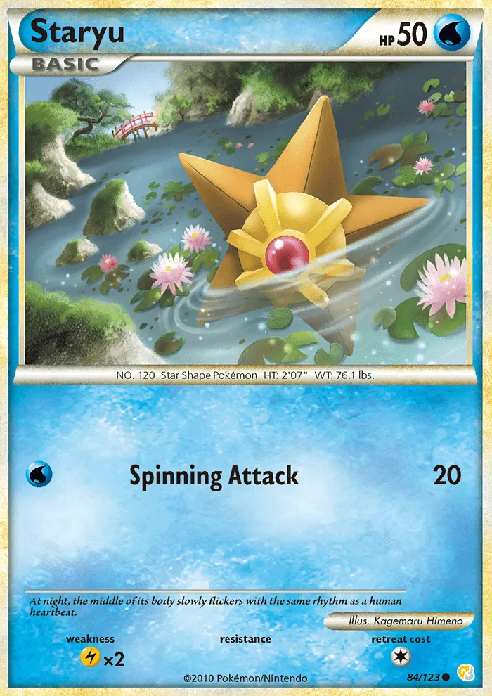 Staryu · HeartGold SoulSilver 84/123