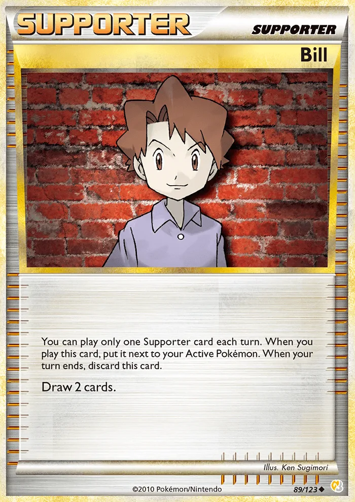 Bill · HeartGold SoulSilver 89/123