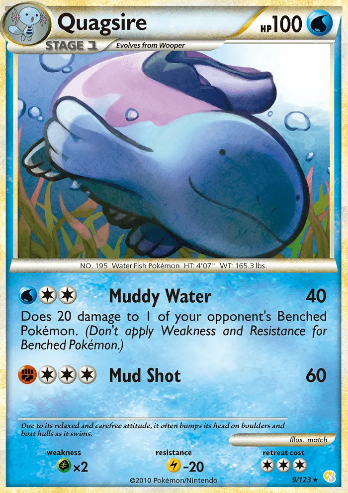 Quagsire · HeartGold SoulSilver 9/123