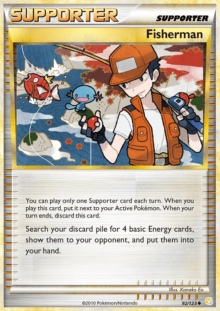 Fisherman · HeartGold SoulSilver 92/123