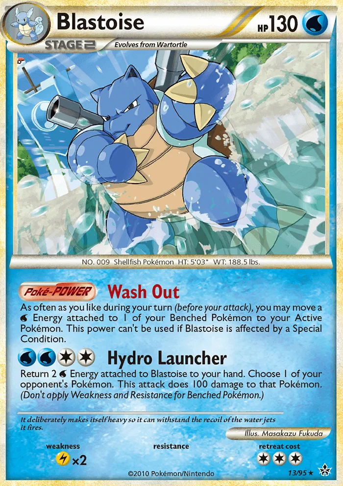 Blastoise · Unleashed 13/95
