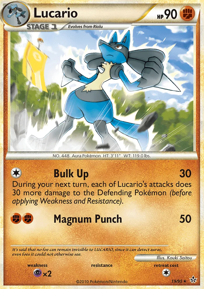 Lucario · Unleashed 19/95