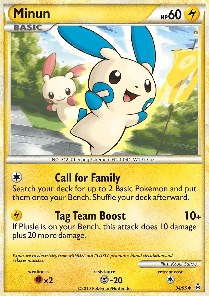 Minun · Unleashed 34/95