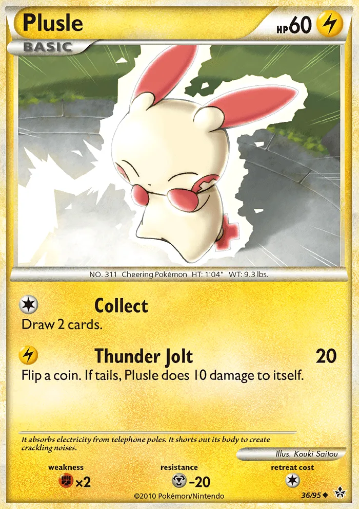 Plusle · Unleashed 36/95