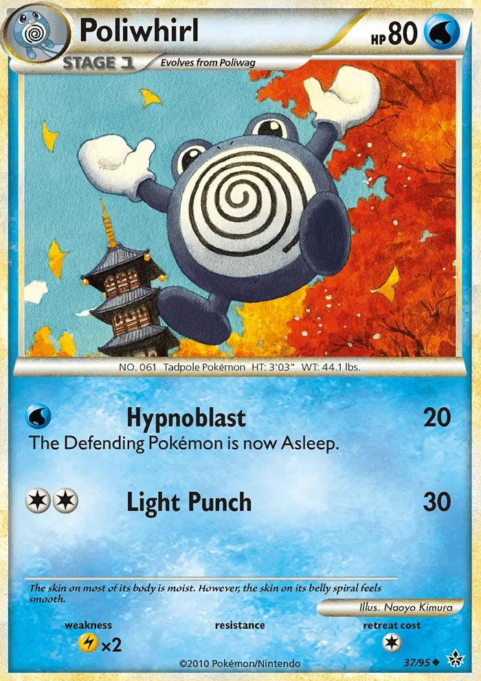Poliwhirl · Unleashed 37/95