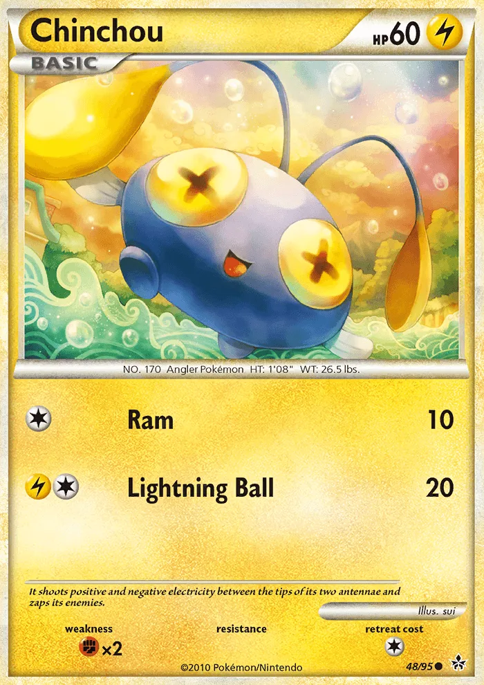 Chinchou · Unleashed 48/95