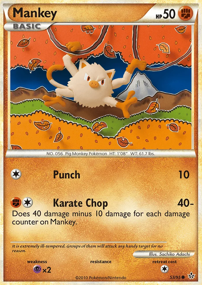 Mankey · Unleashed 53/95