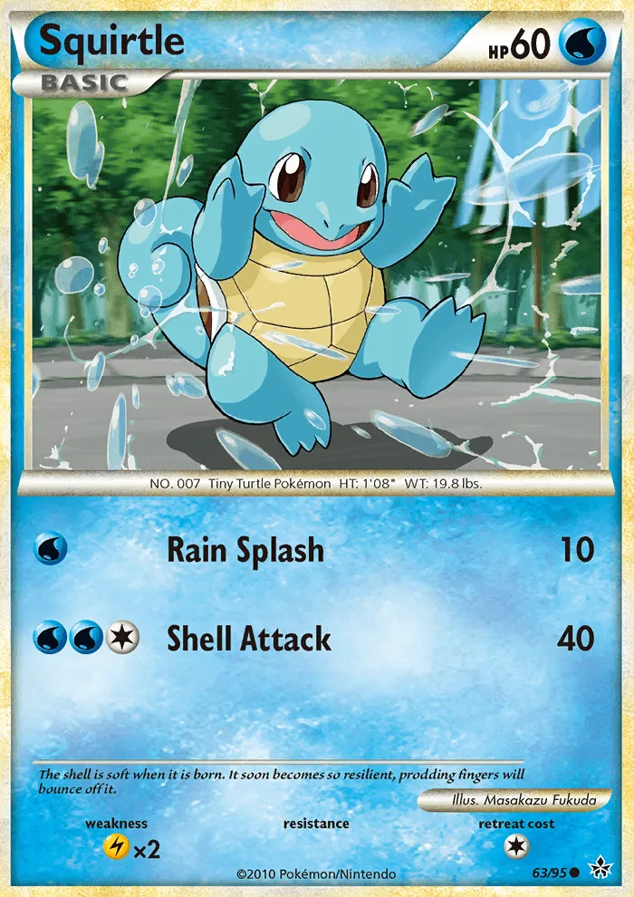 Squirtle · Unleashed 63/95