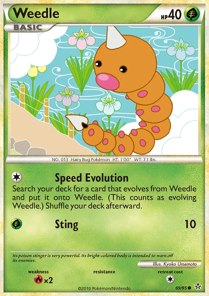 Weedle · Unleashed 69/95