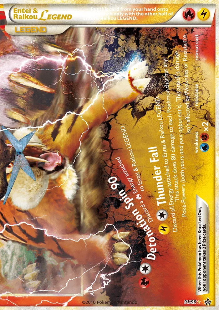Entei & Raikou LEGEND · Unleashed 91/95
