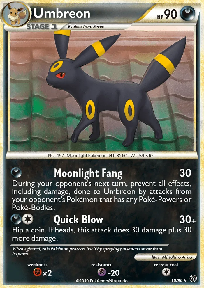 Umbreon · Undaunted 10/90