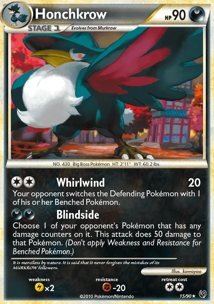 Honchkrow · Undaunted 15/90