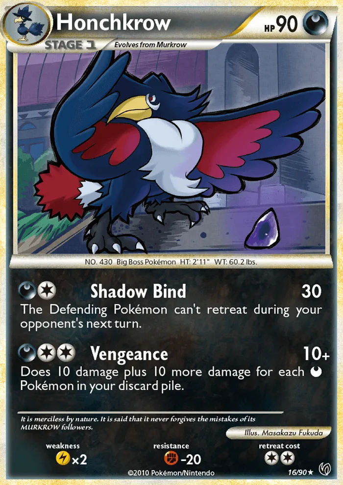 Honchkrow · Undaunted 16/90