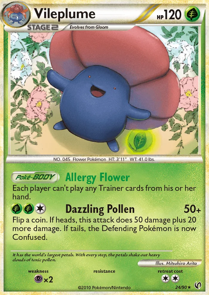 Vileplume · Undaunted 24/90